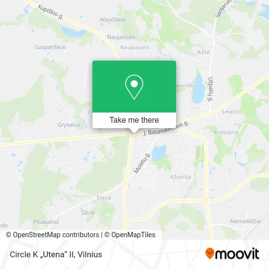 Карта Circle K „Utena“ II