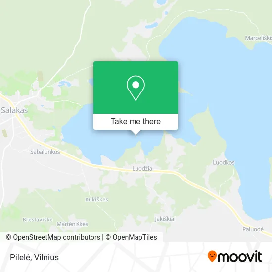 Карта Pilelė