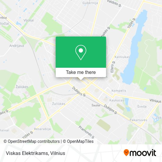Карта Viskas Elektrikams