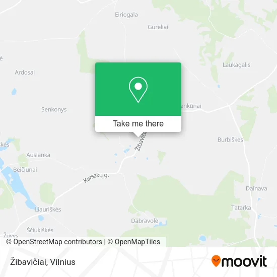 Карта Žibavičiai