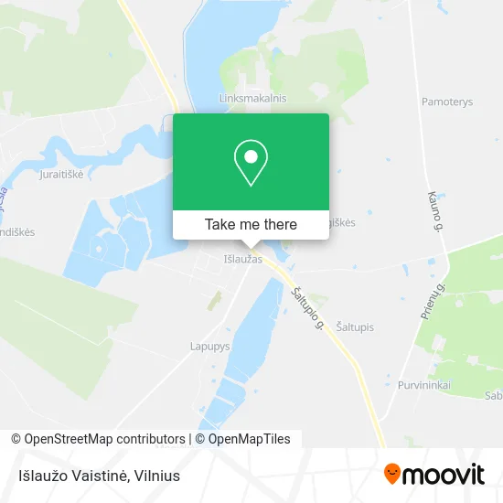 Карта Išlaužo Vaistinė