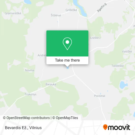 Карта Bevardis Ež.