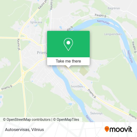 Карта Autoservisas