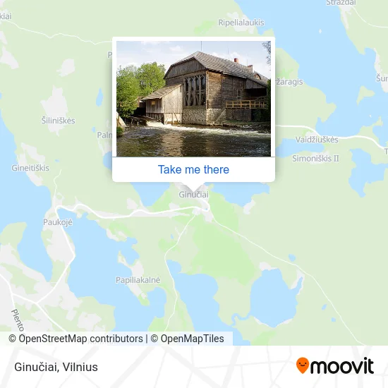 Карта Ginučiai