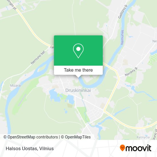 Карта Halsos Uostas