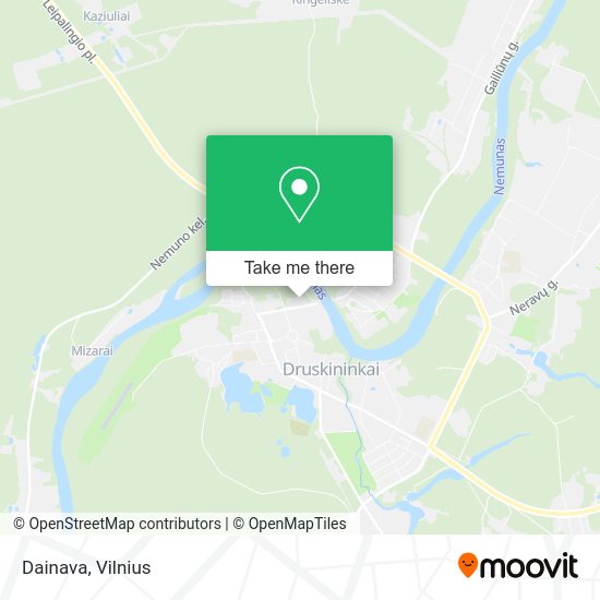 Карта Dainava