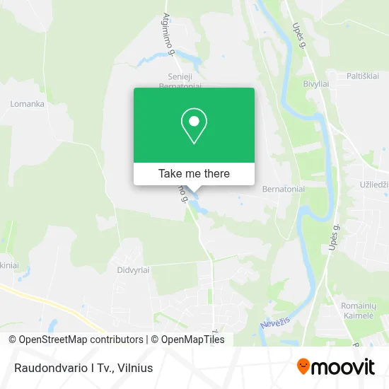 Raudondvario I Tv. map