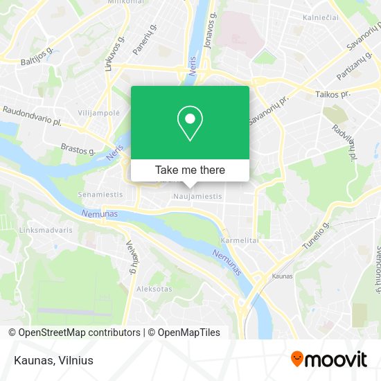 Карта Kaunas