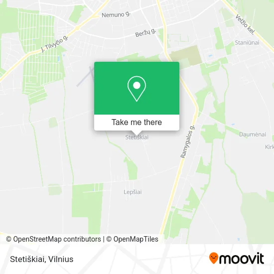 Карта Stetiškiai