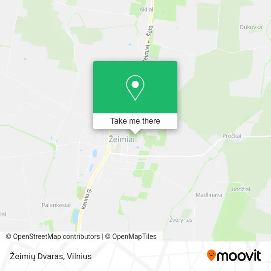 Карта Žeimių Dvaras