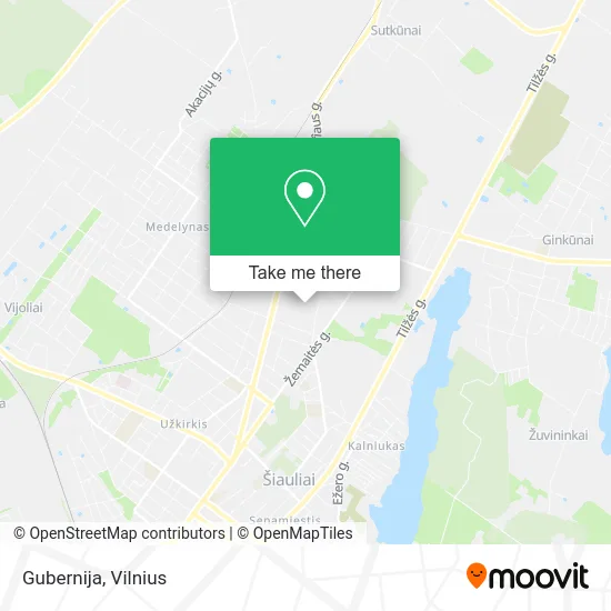 Карта Gubernija