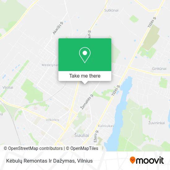 Карта Kėbulų Remontas Ir Dažymas