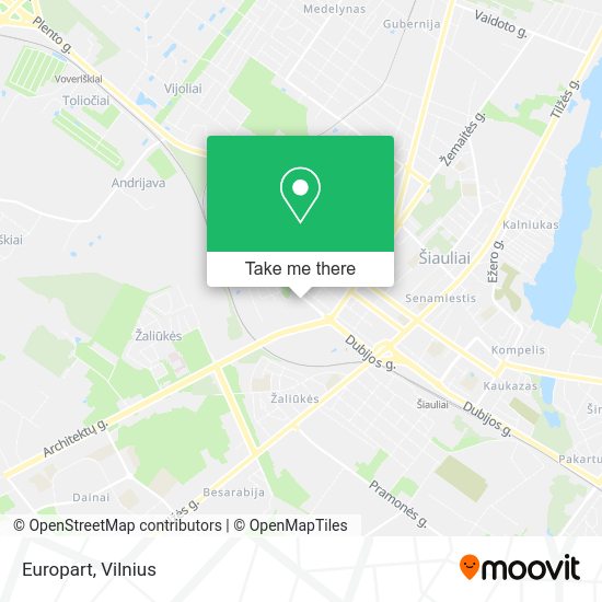 Карта Europart