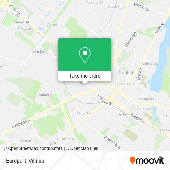 Карта Europart