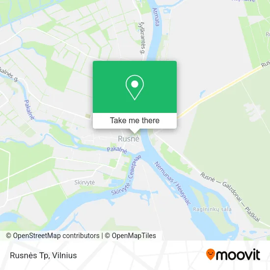Карта Rusnės Tp