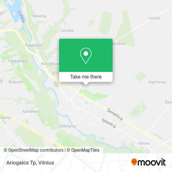 Карта Ariogalos Tp