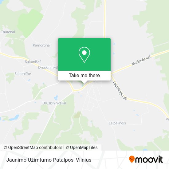 Карта Jaunimo Užimtumo Patalpos