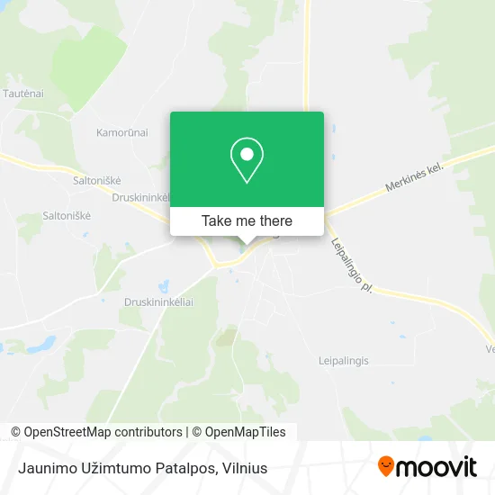 Карта Jaunimo Užimtumo Patalpos