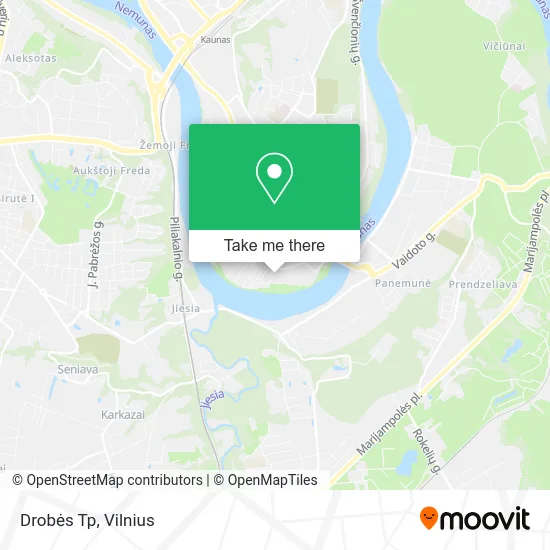 Карта Drobės Tp