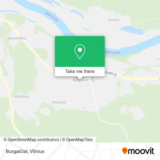 Карта Burgaičiai