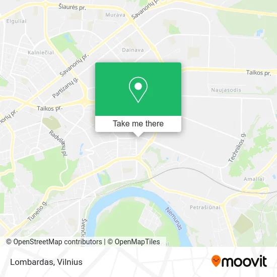 Карта Lombardas