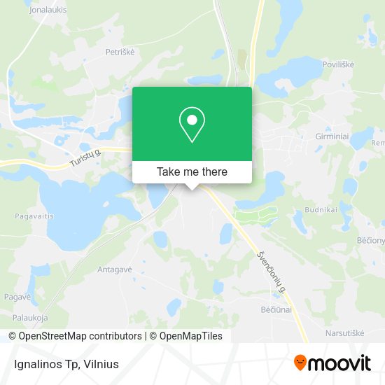Карта Ignalinos Tp