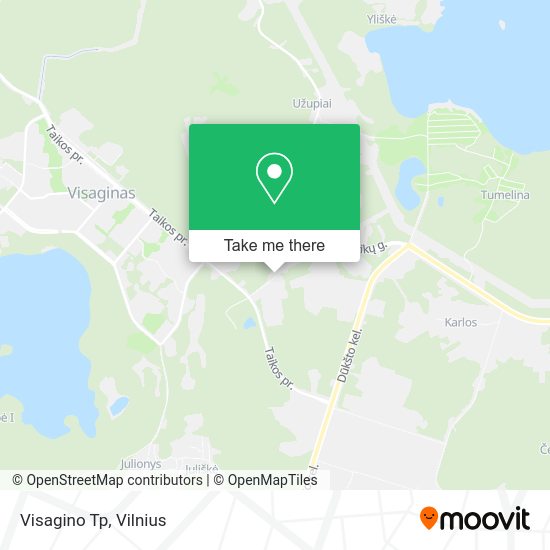Карта Visagino Tp