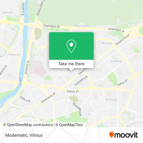 Карта Modematic