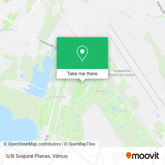 Карта S/B Svajonė Planas