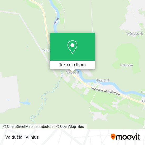 Карта Vaidučiai