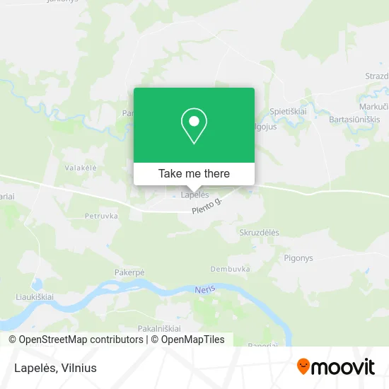 Карта Lapelės