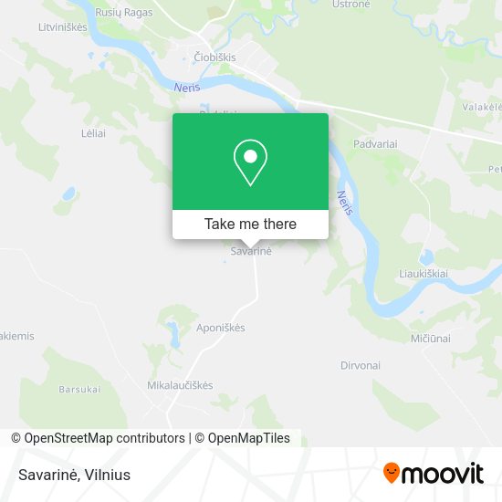 Карта Savarinė