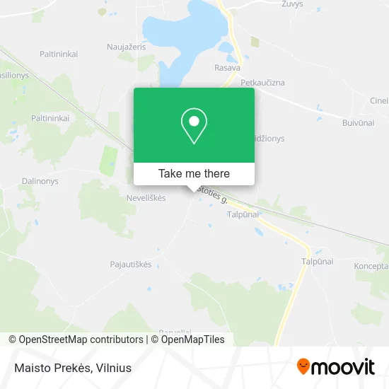 Карта Maisto Prekės