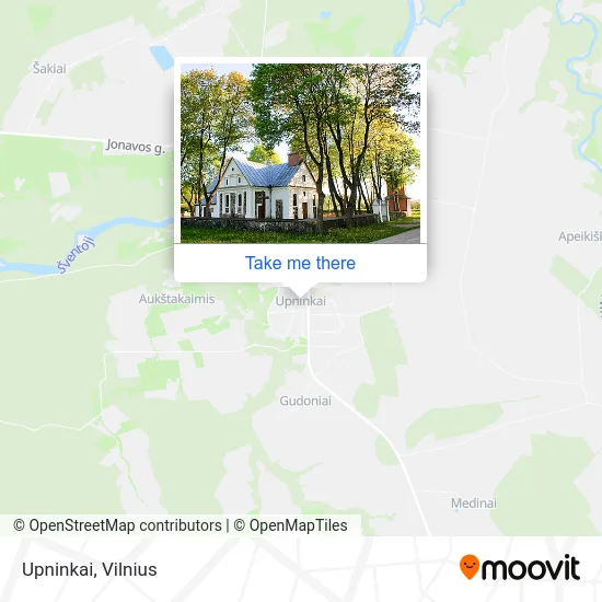 Карта Upninkai