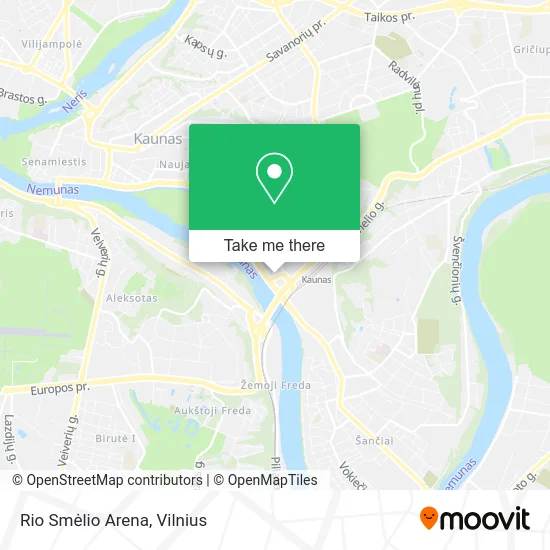 Карта Rio Smėlio Arena