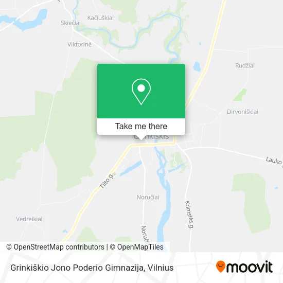 Grinkiškio Jono Poderio Gimnazija map