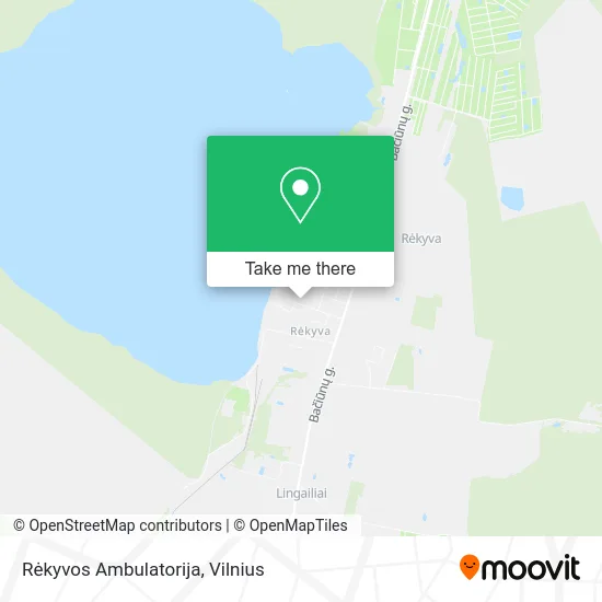 Карта Rėkyvos Ambulatorija