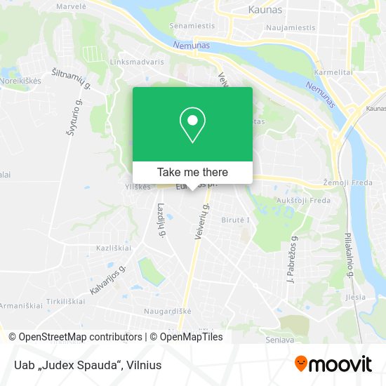 Карта Uab „Judex Spauda“
