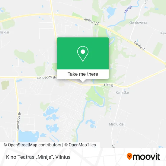 Карта Kino Teatras „Minija“