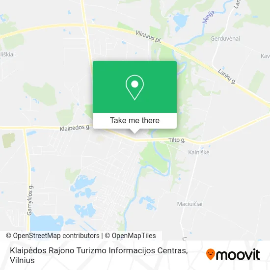 Карта Klaipėdos Rajono Turizmo Informacijos Centras