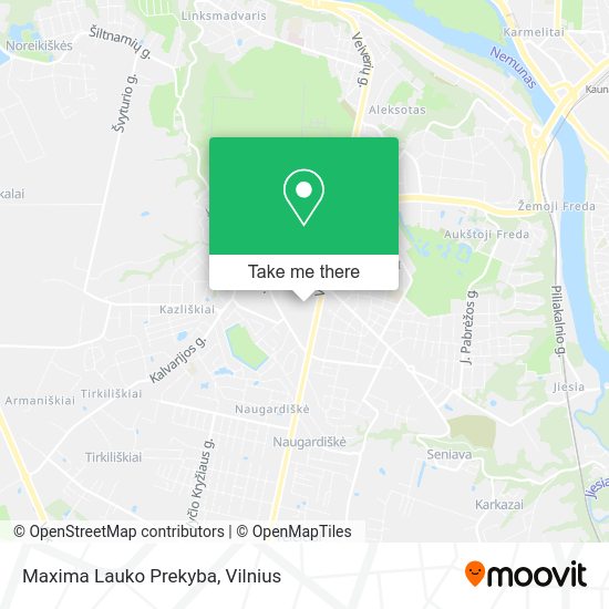 Карта Maxima Lauko Prekyba