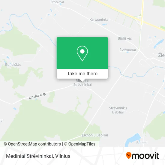Карта Mediniai Strėvininkai