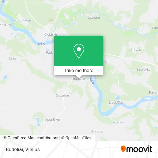 Карта Budeliai