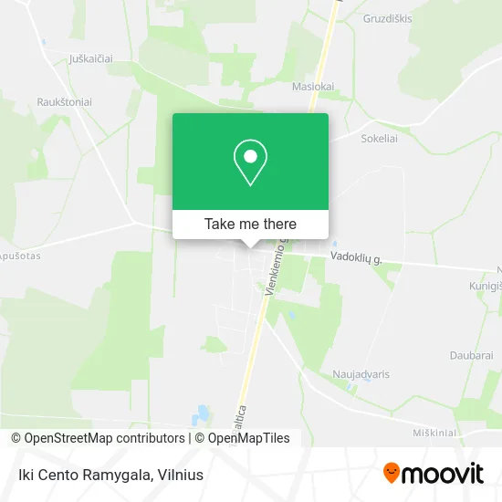 Карта Iki Cento Ramygala