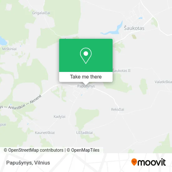 Карта Papušynys