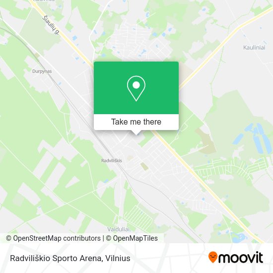 Карта Radviliškio Sporto Arena