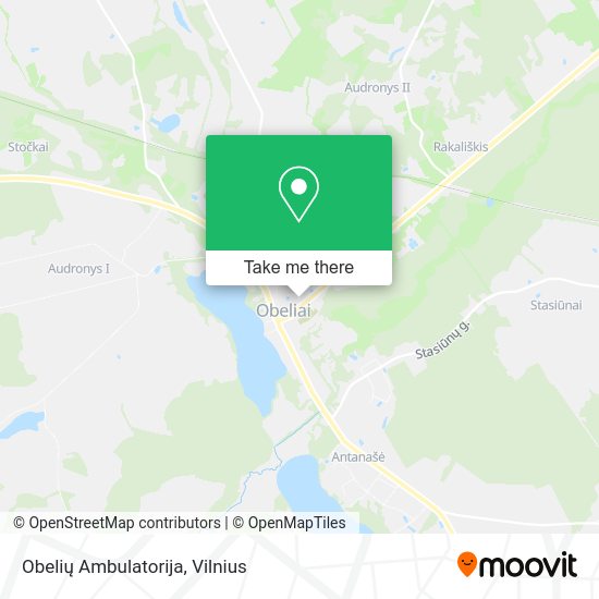 Карта Obelių Ambulatorija