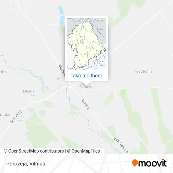 Карта Parovėja