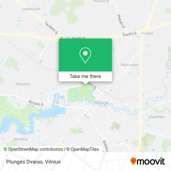 Карта Plungės Dvaras