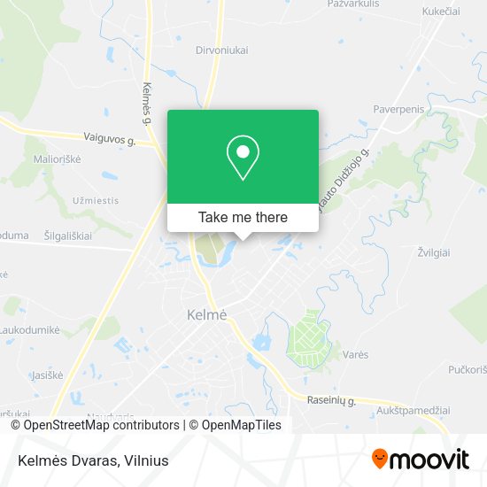 Карта Kelmės Dvaras
